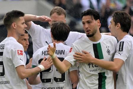 Platz 15: Borussia Mönchengladbach - U-N-N-S-N, 4 Punkte, 6:9 Tore