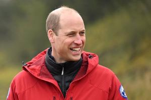Im Ruderboot: Prinz William zeigt seine sportliche Seite