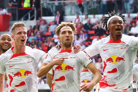 Platz 1: RB Leipzig - S-N-S-S-S, 12 Punkte, 7:5 Tore