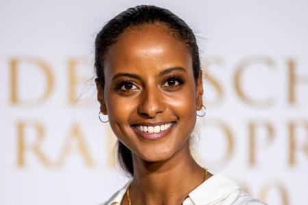 Sara Nuru verrät nicht viel über ihren ersten Nachwuchs.
