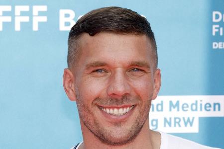 Lukas Podolski hat eine kleine Rasselbande zu Hause.