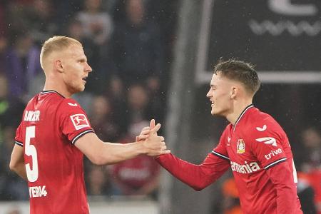 Platz 9: Bayer Leverkusen - U-S-U-N-U, 6 Punkte, 4:3 Tore