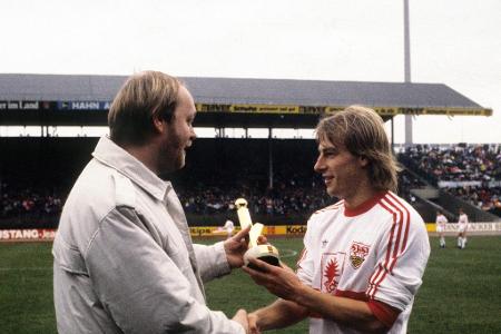1988: Jürgen Klinsmann (VfB Stuttgart) mit 19 Toren