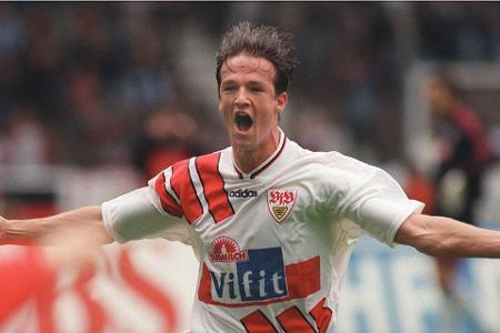 1996: Fredi Bobic (VfB Stuttgart) mit 17 Toren
