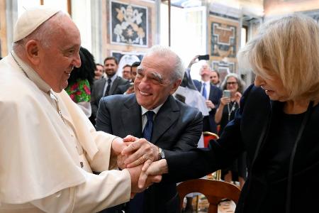 Martin Scorsese trifft Papst Franziskus und kündigt Film über Jesus an