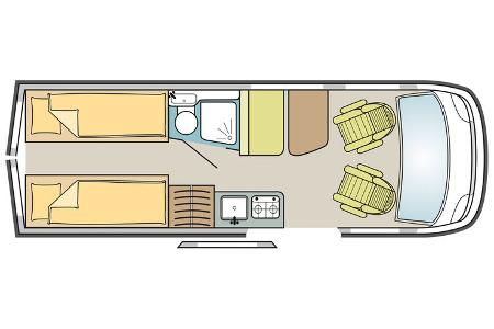 Campingbusse mit Bad 
