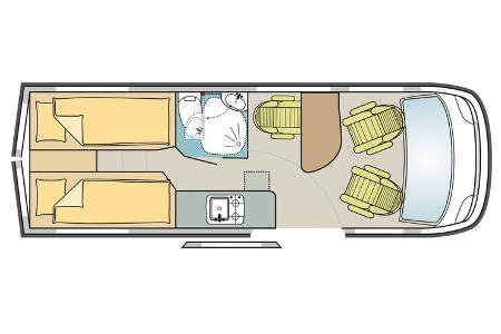 Campingbusse mit Bad 