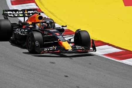 Verstappen im Barcelona-Training vorn