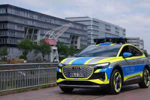 Elektro-Streife im Polizei-Einsatz