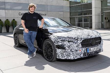 Erlkönig Mitfahrt Mercedes CLE Coupé 2024