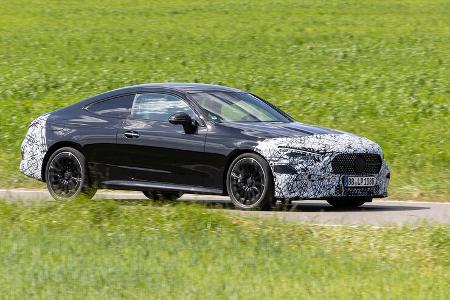 Erlkönig Mitfahrt Mercedes CLE Coupé 2024