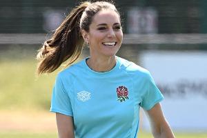 Prinzessin Kate: Auf dem Rugby-Feld zeigt sie ihr sportliches Können