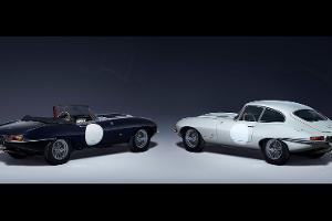 Jaguar erinnert mit E-Type-Duo an Renndebüt