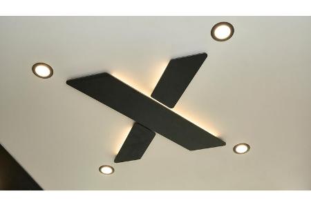 Design-Element, X, indirektes Licht, Lichtspots
