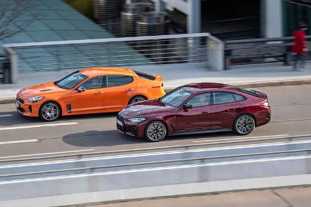 BMW M440i Gran Coupé, Kia Stinger GT