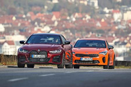BMW M440i Gran Coupé, Kia Stinger GT
