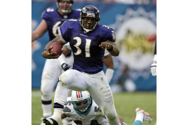 Platz 3: Jamal Lewis (2003) | 2.066 Yards - Baltimore Ravens