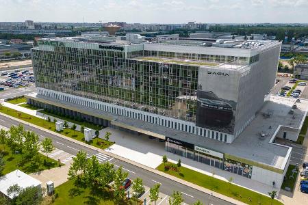 Dacia RumŠnien - Hauptquartier in Bukarest und Werk in Mioveni/Pitesti 