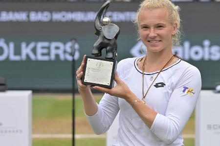 Tennis: Siniakova gewinnt in Bad Homburg Tennis: Siniakova gewinnt in Bad Homburg