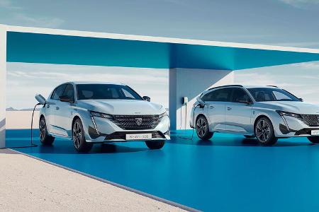 Peugeot E-308 Elektro-Kompaktwagen und E-308 SW Elektro-Kombi