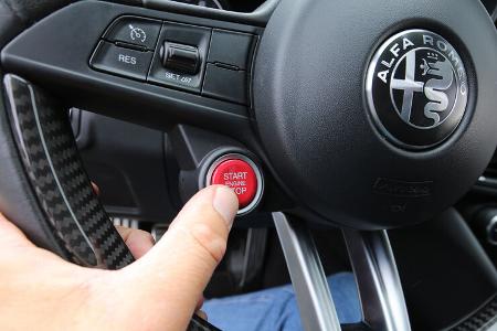 Alfa Romeo Giulia QV, Bedienelemente