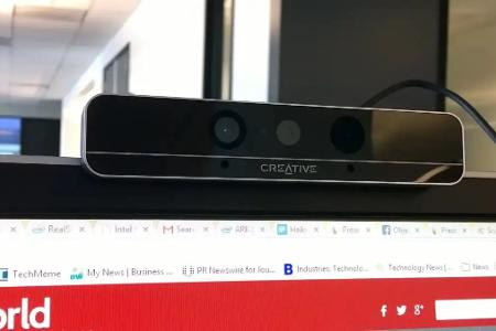 Intels RealSense in einer Kamera von Creative Technologies.