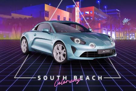 Alpine A110 South Beach Colorway Paket