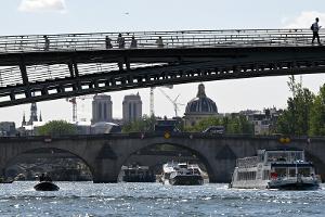 40 Boote auf der Seine: Paris probt die Eröffnungsfeier