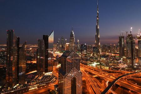 Sheikh Khalifa Highway in Dubai