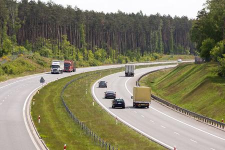 Autobahn in Polen