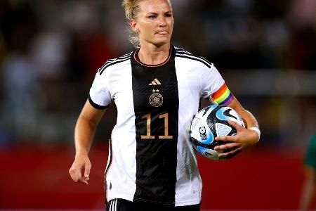 Binde: DFB-Frauen setzen Zeichen gegen Gewalt gegen Frauen Binde: DFB-Frauen setzen Zeichen gegen Gewalt gegen Frauen