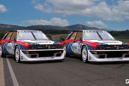 GCK Exclusive-e Lancia Delta Evo-e Rallyecross-Version Martini Racing