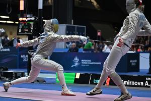 Fecht-WM: Ukrainerin Charlan gewinnt gegen Russin Smirnowa