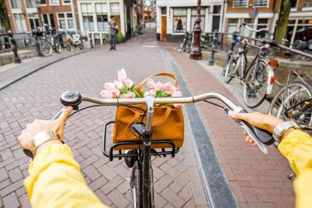 Gut auf das Fahrrad aufpassen
