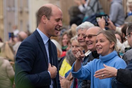 Der Umwelt zuliebe: Prinz William verkauft vegane Burger in London Der Umwelt zuliebe: Prinz William verkauft vegane Burger in London