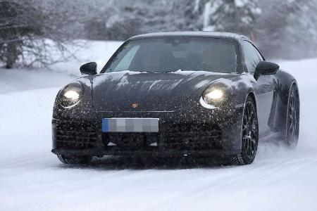 Erlkönig Porsche 911 Facelift