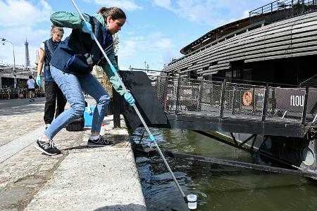 Schlechte Wasserqualität: Olympia-Test in Seine verschoben Schlechte Wasserqualität: Olympia-Test in Seine verschoben