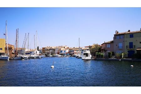 Port Grimaud, Cote d'Azur, Südfrankreich, Mittelmeer, Hafen, Boote