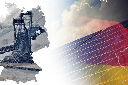 Deutschland Kohle Fläche Photovoltaik