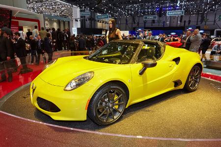 Alfa 4C Spider - Genfer Autosalon 2015