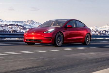 Tesla Model 3 offizielle Werksbilder Stand 10-22