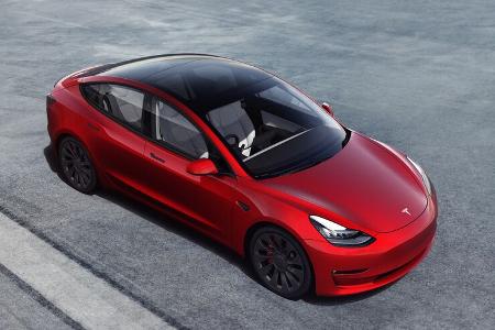 Tesla Model 3 offizielle Werksbilder Stand 10-22