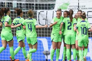 Wolfsburgerinnen im DFB-Pokal in Potsdam