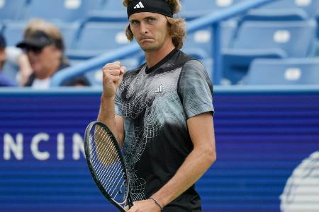 Souveräner Zweisatzsieg: Zverev in Cincinnati in Runde zwei Souveräner Zweisatzsieg: Zverev in Cincinnati in Runde zwei
