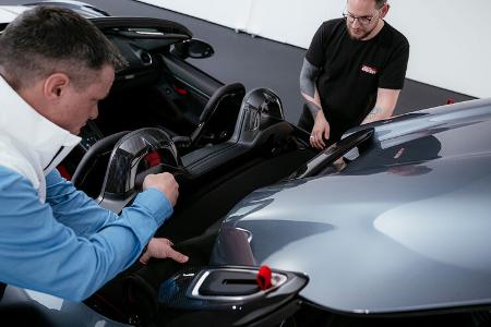 SPERRFRIST 10.05.23 00:01 Uhr Porsche 718 Spyder RS Neuvorstellung