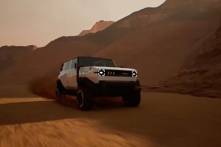 Mahindra Thar.e Elektro SUV Concept 2023