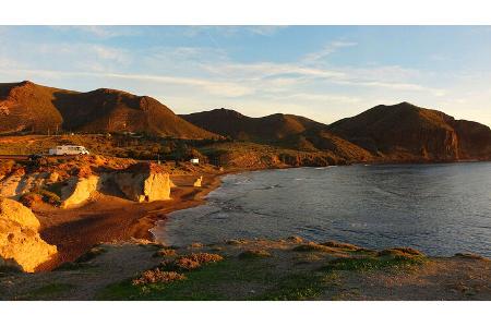 promobil-Leser Renate und Roland Kraft haben uns dieses Foto vom Nationalpark Cabo de Gata aus Spanien geschickt. 