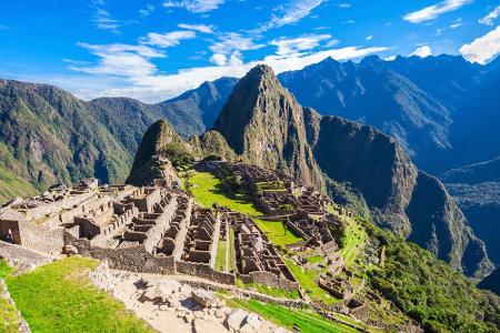 Machu Picchu in den peruanischen Anden
