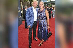 Süßer Pärchenauftritt: Thomas Gottschalk und Karina im Partnerlook