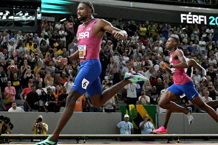 Lyles triumphiert auch über 200 m - Jackson verteidigt Titel Lyles triumphiert auch über 200 m - Jackson verteidigt Titel